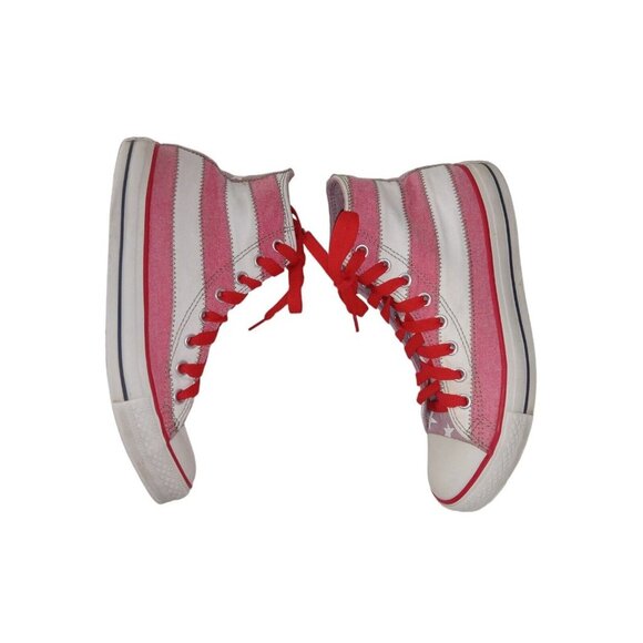 Converse All Star Chuck Taylor Men size 8.5 Shoes American Flag High Top Sneaker - Picture 5 of 12